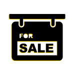 for sale sign icon